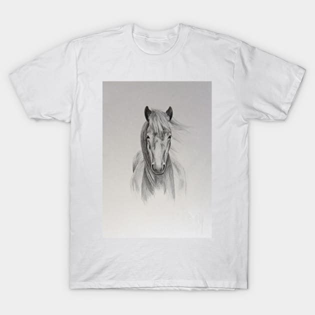 Horse T-Shirt by hicksi7